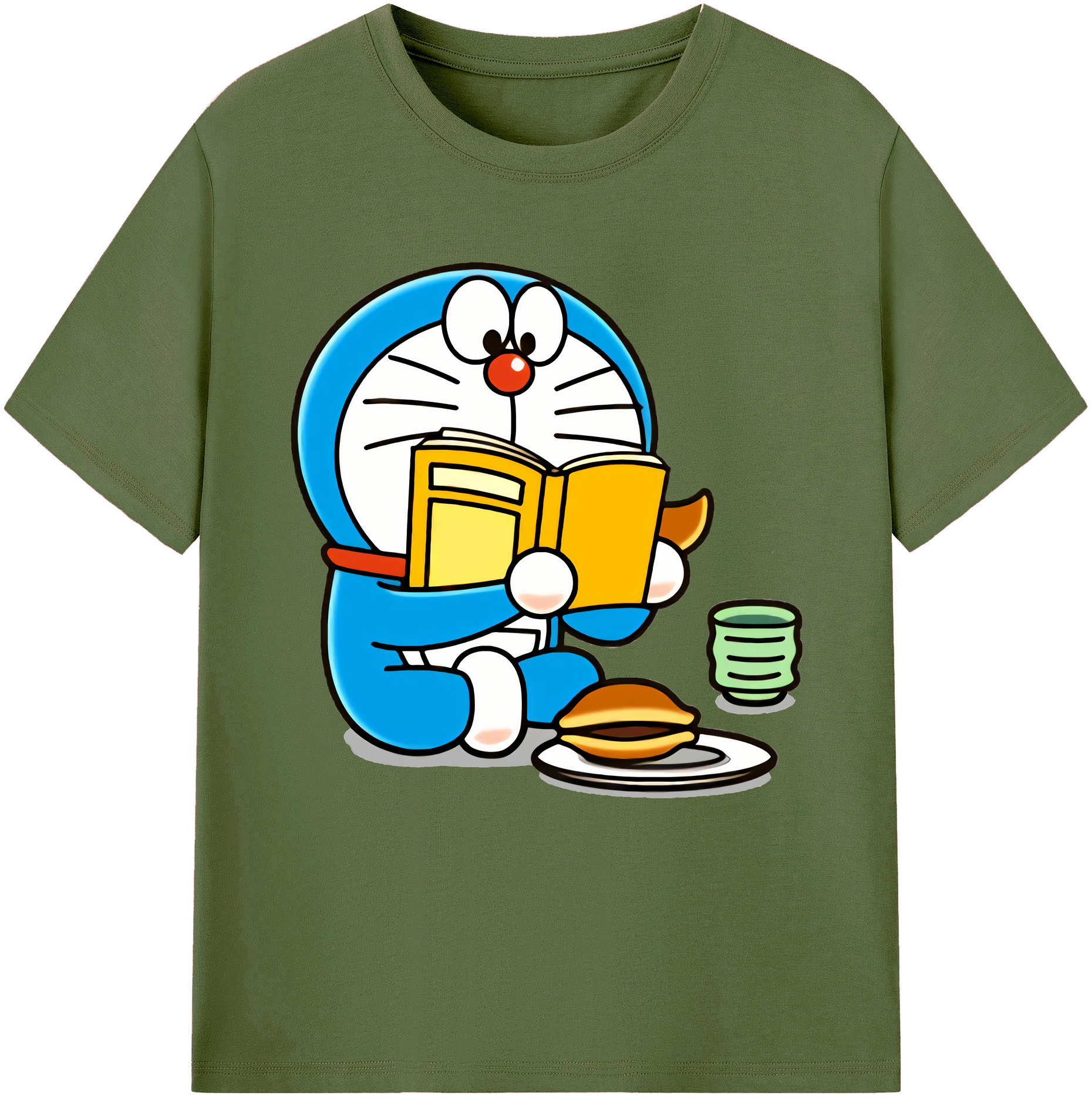 （画像用） ドラえもん Doraemon 綿100％半袖Tシャツ（フロントプリント）